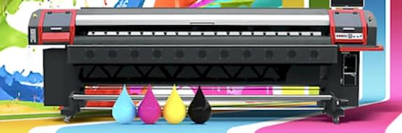 Широкоформатная полноцветная печать